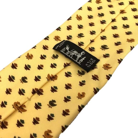 237133BR (S1) Hermes Tie Multicolor Silk - Picture 5 of 8